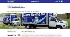Desktop Screenshot of bluemenmoving.com
